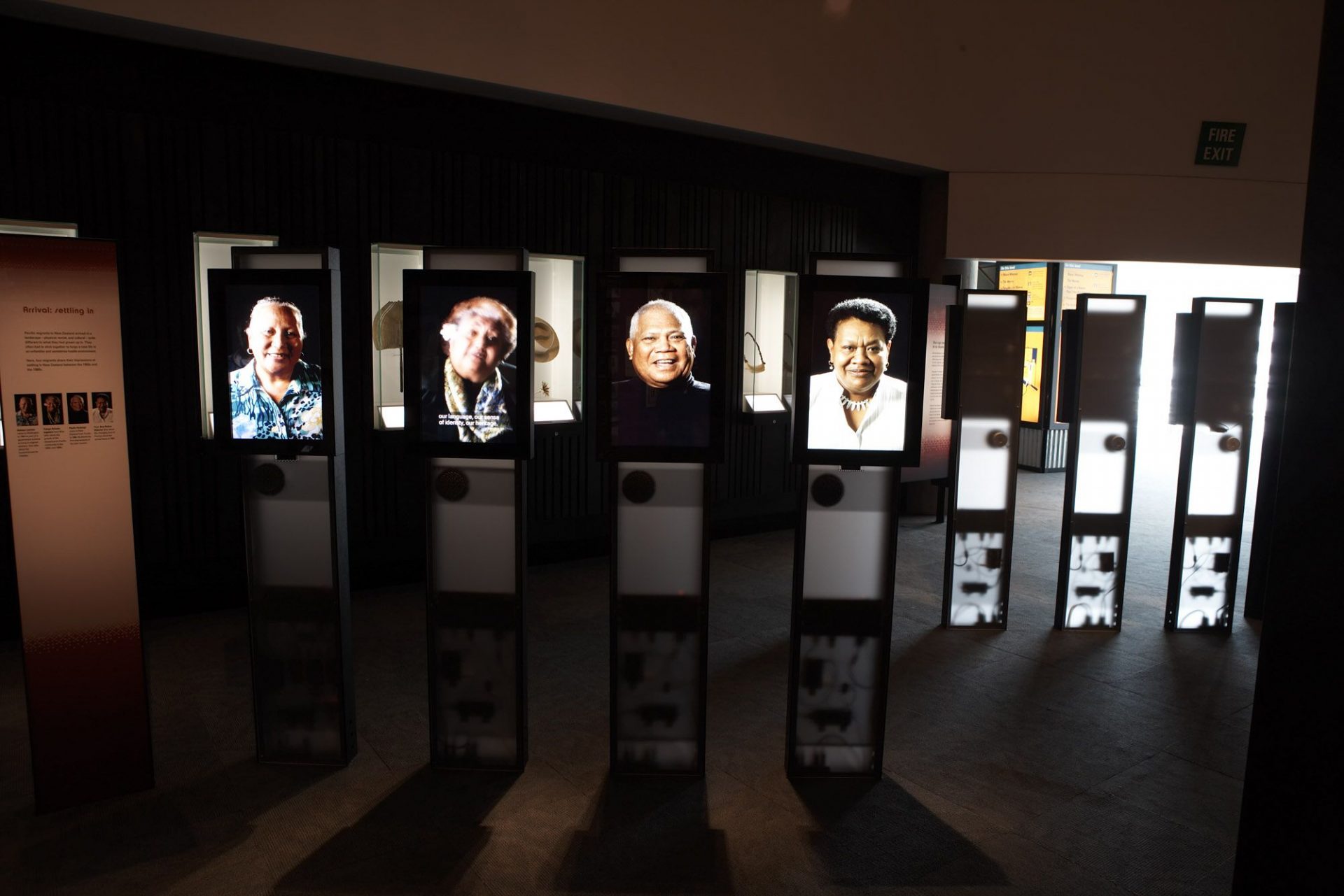 Living Portraits segment in 'Tangata o le Moana' exhibition
