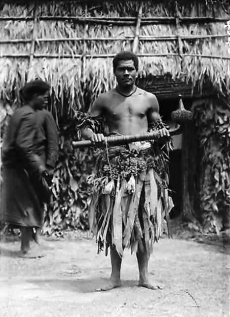 Portrait of a Fijian Chief, 1906, by Leslie Hinge. Te Papa (B.002800)