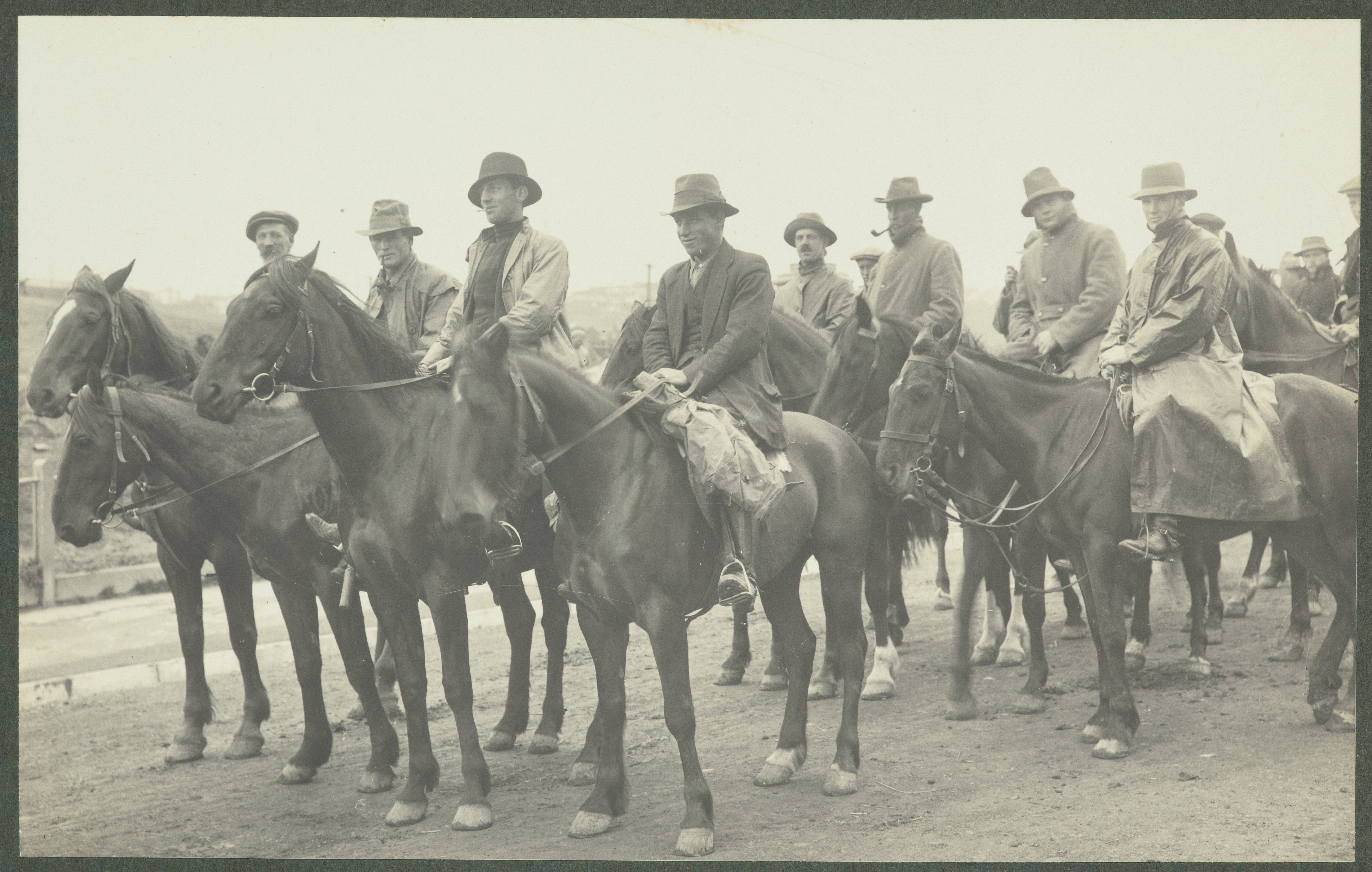 [The Levin Troop]. From the album Wellington waterfront strike, 1913, 1913, New Zealand, maker unknown. Te Papa (O.030460)