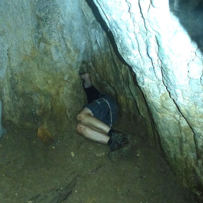 In the cave