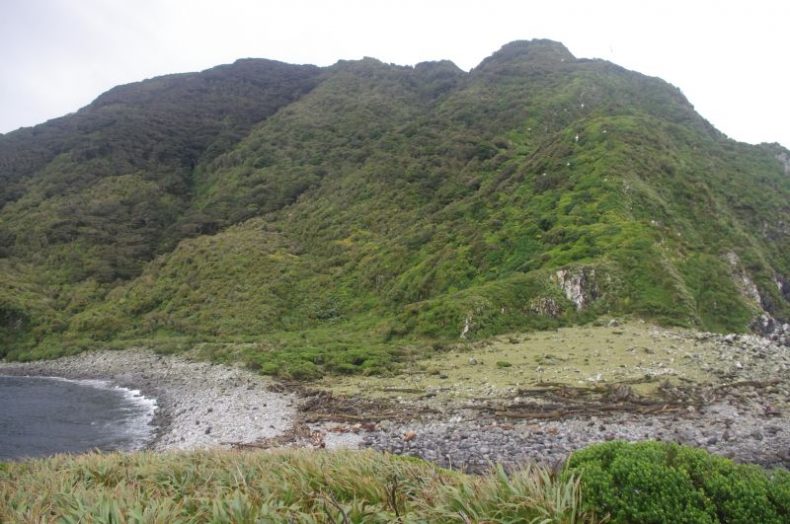Landscape photo of an island